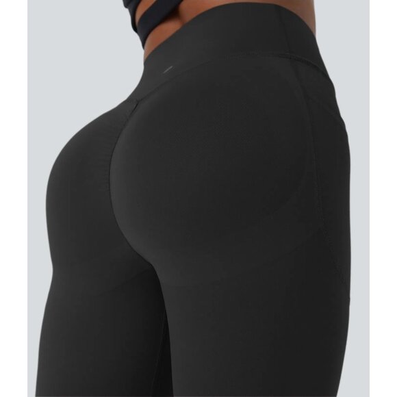 Halara Full-Length Black UltraSculpt™ Leggings With Compression Shaping  Women S - Picture 1 of 16
